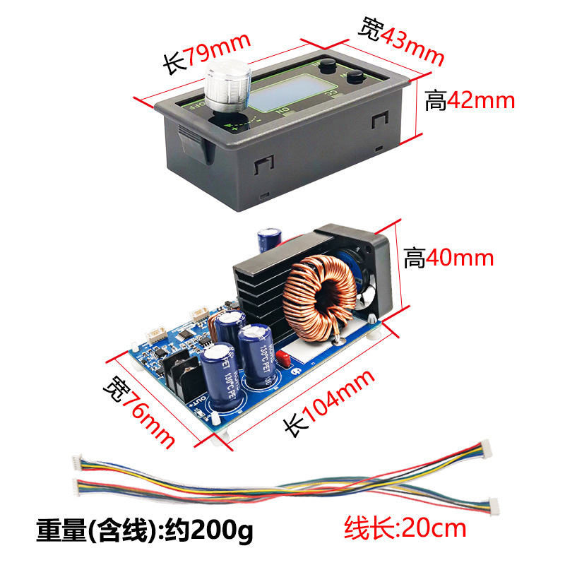 50V20A 1000W sayısal kontrollü - Step Down Dc Power Supply Module 1000W incelemesi ve fiyatı