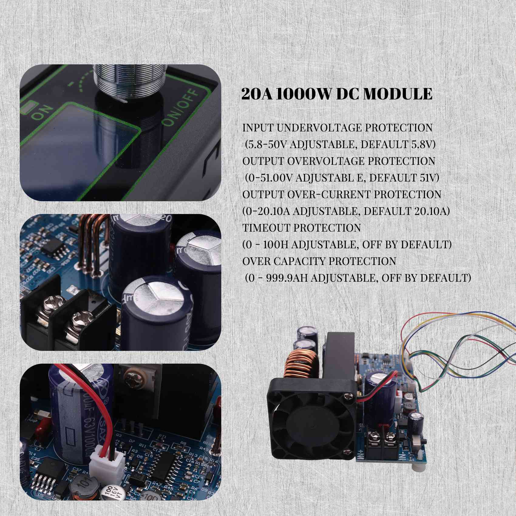 [NEWA08R] WZ5020L 20A 1000W DC - Step Down Dc Power Supply Module 1000W incelemesi ve fiyatı